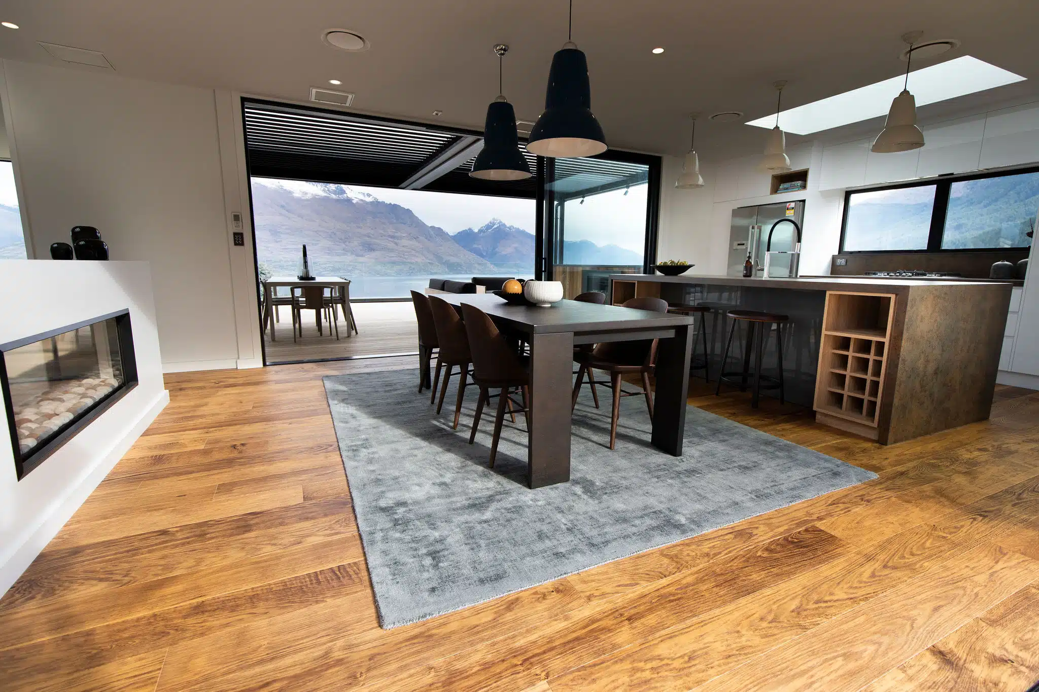 HARO oak floor flowing through a light-filled living space